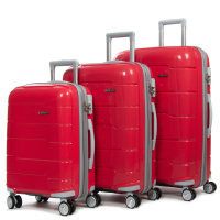 PODIUM Дорожная Чемодан 31 ABS-пластик FASHION PP-1  810 red