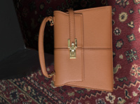 Сумка JW PEI Elise Small size коричневий+золото