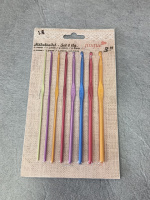 Набор крючков для вязания 8шт (2-6 мм)