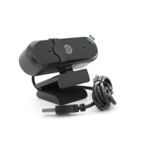 Вебкамера с микрофоном A03, 2K 30fps, пласт. корпус, Black, BOX