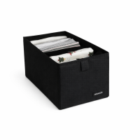 Ящик-органайзер ORGANIZE для хранения вещей M - 30x19x19 см (черный)