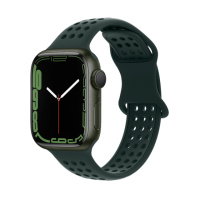 Ремешок силиконовый Hoco iWatch WA08 honeycomb 42/ 44/ 45/ 49mm olive green