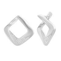 Серебряные серьги CatalogSilver с фианитами (2184911)