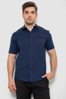 Сорочка чоловіча, колір темно-синій, 214R7326