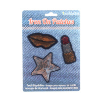 Дисплей шеврони Iron on Patches «Губи»