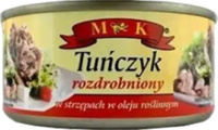 Тунець подрібнений в олії «M&K Tunczyk Rozdrobniony» 170г