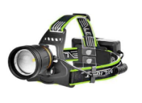 Ліхтар налобний  BL-A12-3-P90, Power Bank, 3x18650, zoom, ЗП Type-C, Box