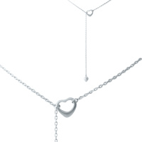 Серебряное колье CatalogSilver с без камней, вес изделия 2,84 гр (1935965) 400450 размер