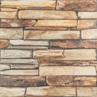 Панель стінова 3D 680х680х4мм Коричневий сланець SW-00002002