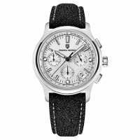 Чоловічий годинник Pagani Design PD-1781 Black-Silver-White з сапфіровим склом та хронографом