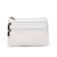 PODIUM Косметичка кожа A-00141 white