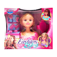 Кукла-манекен для причесок 2813D светлый цвет, аксессуары для прически