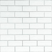 Панель стінова 700х700х4мм Біла цегла зі сріблом SW-00001502