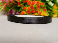 Атласная лента/ 0.6мм / 23 метра/ черный