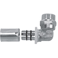 Коліно Rifeng з зовнішньою різьбою D25 х 3/4«