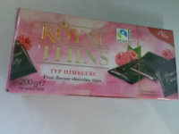Шоколад мятный с малиной Royal 200г