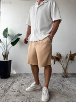 Шорти класичні - Пісочний - 44-038
