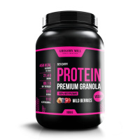 Протеїнова гранола Лісові Ягоди Gregory Mill Wild Berries Protein Premium Granola, 1000 г