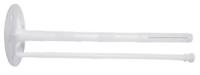 Дюбель для теплоізоляції з пластиковим стержнем (білий) 10*220 мм