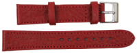 Жіночий шкіряний ремінець для годинника Mykhail Ikhtyar Ш18 мм червоний
