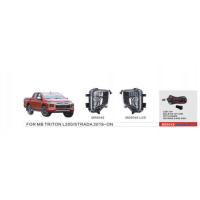 Фары доп.модель Mitsubishi Triton/L200/Pajero Sport 2018-/MB-9049LED/H8-12V35W+LED-8W/эл.проводка (MB-9049-LED)