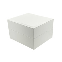 Коробка для годинника Boxes Business біла шкіра (1000-0309) для зберігання та подарунку