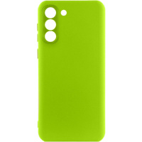 Чохол Silicone Cover Lakshmi Full Camera (A) для Samsung Galaxy S22, Салатовий / Neon Green - купити в SmartEra.ua