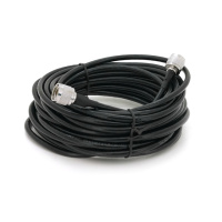 Высокочастотный патчкорд 10 метров, N Type Male (папа,штекер) с двух сторон, цвет черный