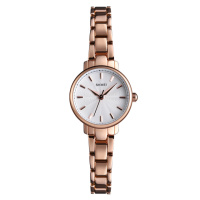 Жіночий годинник Skmei 1410RG Rose Gold у класичному стилі з металевим браслетом
