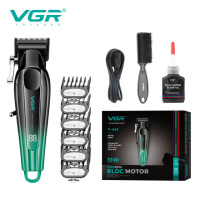 Аккумуляторная машинка для стрижки VGR V-662. Цвет: зеленый