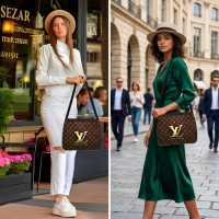 Стиль, который замечают: молодежная сумка в духе Louis Vuitton! Ищете яркий аксессуар, который выделит вас из толпы и