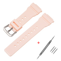 Ремінець для годинника Casio G-Shock DW-5600 Pink-Glossy SI рожевий поліуретановий