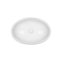 Раковина-чаша Qtap Leo 600х400х155 White з донним клапаном QT11117060GW