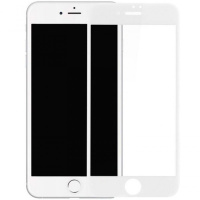 Захисне скло XD + (full glue) (тех.пак) для Apple iPhone 6 / 6s / 7/8 / SE (2020) (Білий) - купити в SmartEra.ua