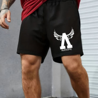 Шорти чорні з ДТФ | 67-006