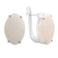 Серебряные серьги CatalogSilver с опалом 4.417ct (2169895)