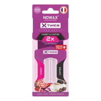 Ароматизатор з подвійною капсулою Nowax X Twice - Candy & Coffee