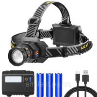 Ліхтар налобний BL-T701A-TG 3x18650