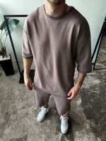 Комплект темно-бордовий двійка петля | 42-010