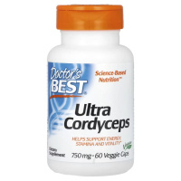 Кордіцепс, 750 мг, Ultra Cordyceps, Doctor's Best, 60 вегетаріанських капсул