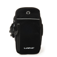 PODIUM Сумка Мужская На пояс нейлон Lanpad 36011 black спорт