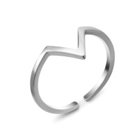 Серебряное кольцо в стиле минимал S016 размер:17;17.5;
