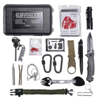 Туристический набор для выживания в пластиковом чехле 20х11х5.5 см походный набор инструментов Lugi HP-D-3