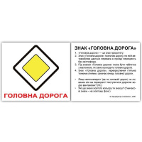 Карточки Домана.“ДОРОЖНІ ЗНАКИ” З ФАКТАМИ. Міні 60 карток