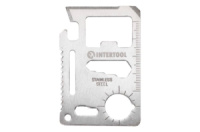 Мультитул Intertool 70мм x 11ед карта (HT-0589)