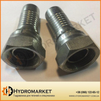 Фітинг 3/4« - 1» мама з яблуком під обтиск РВД