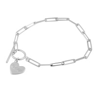 Серебряный браслет CatalogSilver с без камней, вес изделия 4,51 гр (2098768) 1720 размер