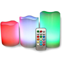 Нічник 3 свічки Luma Candles Color Changing
