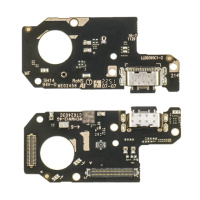Разъём зарядки для Xiaomi Redmi Note 12 (4G) на плате с mic. и компонентами (Type-C)