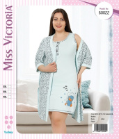 Набір халат і нічна ночнушка Seyko   р. 3XL